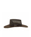 Jacaru Summer Breeze Suede Hat – Brown