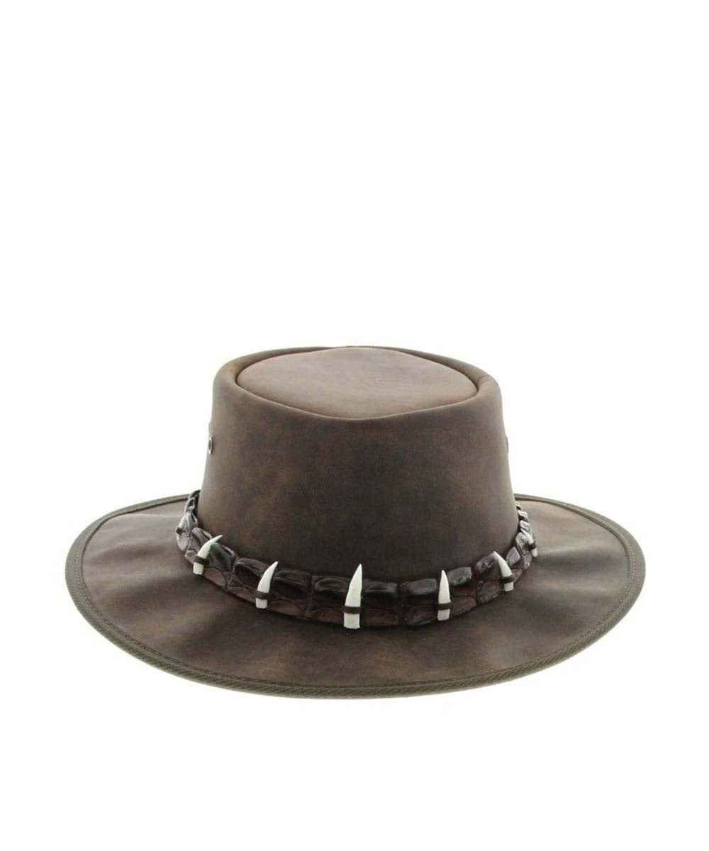 Barmah Outback 5 Crocodile Teeth Hat Secondary image