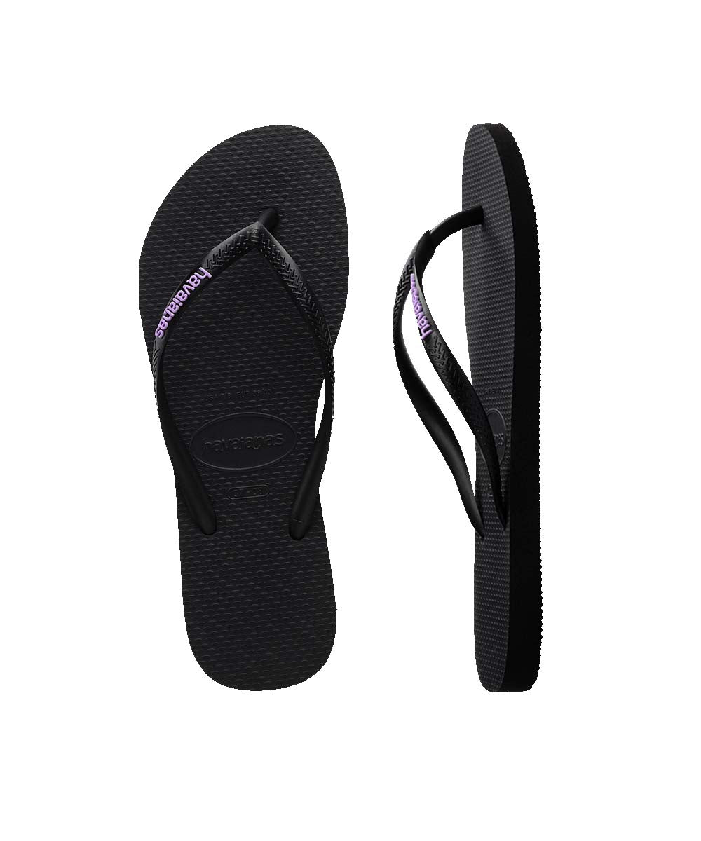 Havaianas Kids Slim Rubber Logo Thongs Main image
