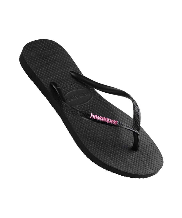 Havaianas Women's Slim Metal Logo Thongs