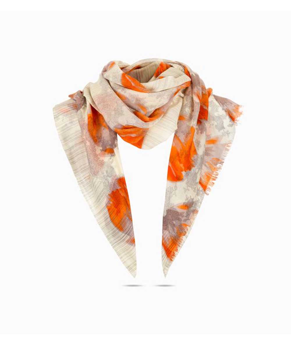 Merino Wool Print UGG Scarf Main image