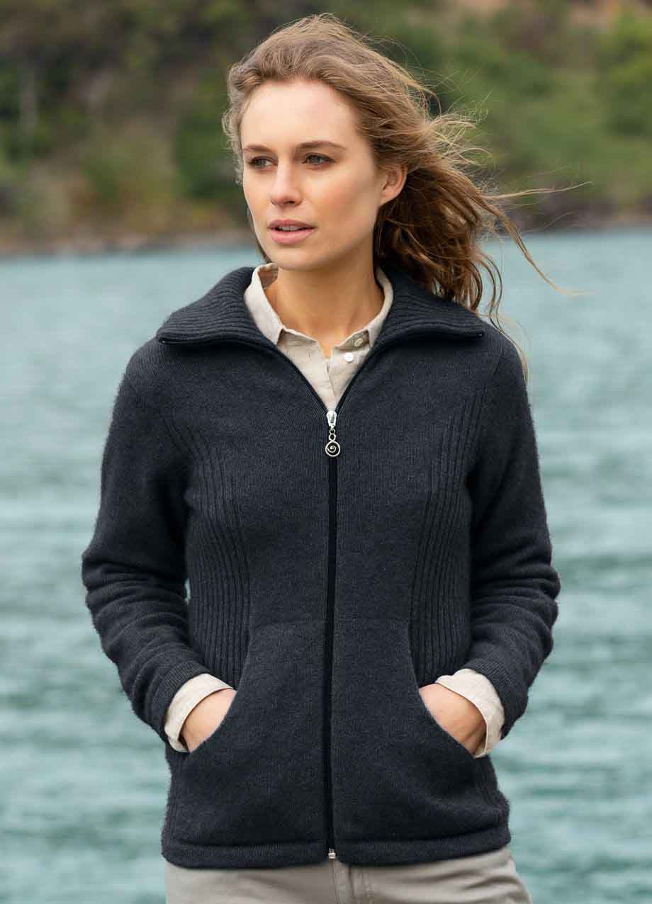 Women's Market Day Merino Possum Jacket Secondary image