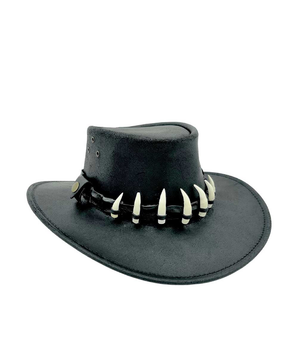 Jacaru Wallaroo Oil Croc Tooth Hat Secondary image