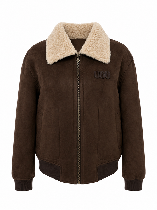 UGG Women's Bondi Reversible Bomber Jacket - Chocolate/Natural
