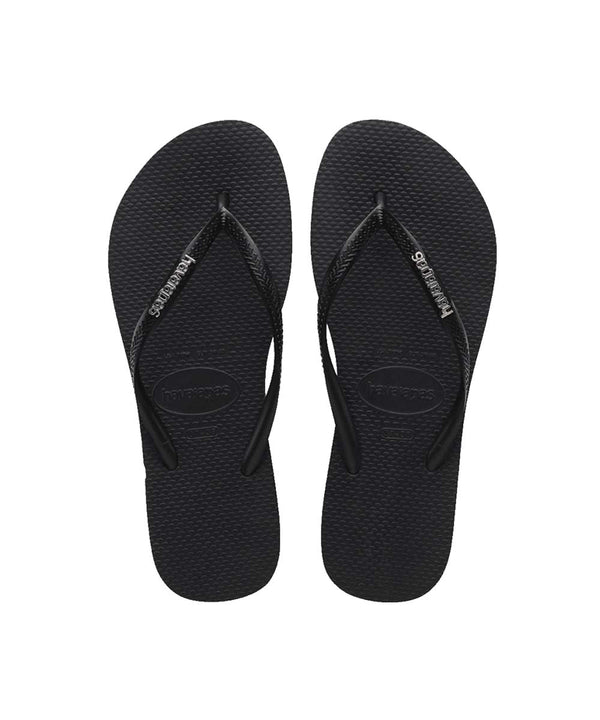 Havaianas Women's Slim Metal Logo Thongs - UGG Outlet Store